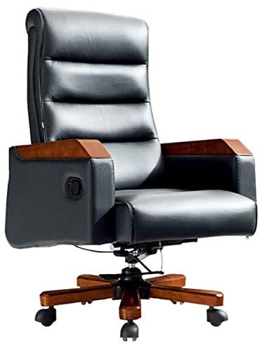Gaming-Stühle für das Homeoffice, hoher Chefsessel mit Computer-Schreibtisch, Präsidentenstuhl, Vintage-Lehnstuhl, ergonomischer Präsidentenstuhl, multifunktionaler Chefsessel aus Holz und Leder