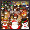 Funnlot Fensterbilder Weihnachten,10 Blatt Fensterdeko Weihnachten Kinder Fensterbilder Weihnachten Selbstklebend Weihnachtsdeko Fenster Winter Deko Weihnachtsmann Fensteraufkleber
