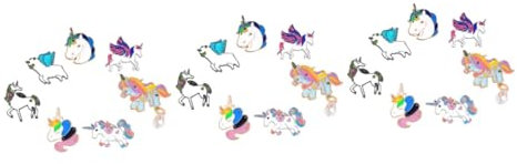 LIFKOME 21pièces Broches De Licorne Colorées Pour Et Femmes Style Aléatoire Accessoire Fantaisie Pour Vêtements Et Décorations