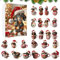 Weihnachts-Adventskalender – Adventskalender Countdown-Kalender | Miniatur-Hunde-Ornament 2024 Kalender |, 24 Tage Countdown bis Weihnachtskalender Countdown für Familie, Freunde