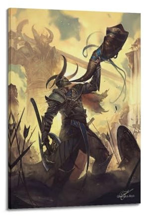 VBYTAXTWJ Smite Videospiel-Poster, Heimdall-Poster, dekorative Malerei, Leinwand, Wandposter und Kunstdruck, moderne Familienschlafzimmer-Dekoration, Poster, 30 x 45 cm