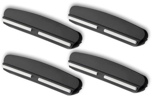4 Pcs Knife Sharpening Guide,Black Knife Sharpening Angle Guide,15 Degree Knife Sharpening Guide,Sharper Blade Knife Angle Guide,Easy Use Knife Sharpener for Kitchen and Outdoor Tools