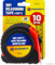 10M Measuring Tape - With Grip Safety Lock, Builders Carpenter | 33Ft Measure, Multi Purpose, Diy, With Belt Clip | Home Projects, Workshop, Hand Tool