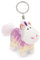 NICI 61900 Porte-clés Motif Licorne Sweety Rainbow, 10 cm, Blanc, Compagnon Fidèle pour Sac À Dos Ou Sac, pour Petits Et Grands