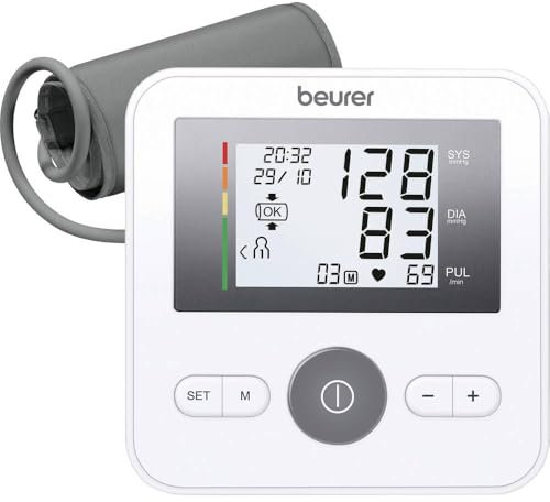 Beurer Blutdruckmessgerät BM 27+ Oberarm-Blutdruckmessgerät