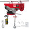 ISINEVER Palan électrique de 400 kg à 800 kg avec interrupteur d'arrêt d'urgence – 220 V Treuil de levage 12 m pour atelier, garage, entrepôt et chantier avec télécommande sans fil et crochet