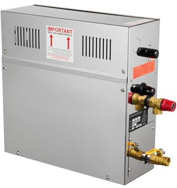 Generatore di vapore autodrenante in acciaio inossidabile da 7KW Generatore di vapore elettrico for sauna, bagno termale, generatore di vapore for bagno Con protezione da carenza d'acqua e surriscalda