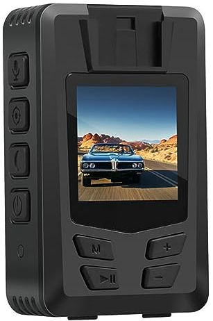 TRDEWR Police Body Cam Night Vision Surveillance Camcorder Wearable Mini Camera Sport DV Video Recorder Effortless Portability(With 128GB TF Card)