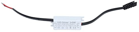 Pilote LED 1X5W, transformateur, adaptateur d'alimentation AC vers 2-4V DC, lumière LED d'extérieur
