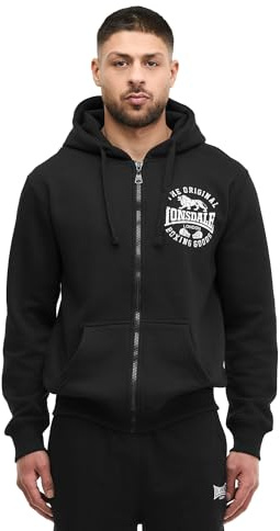 Lonsdale Herren Seghill Kapuzensweatjacke (1er Pack)