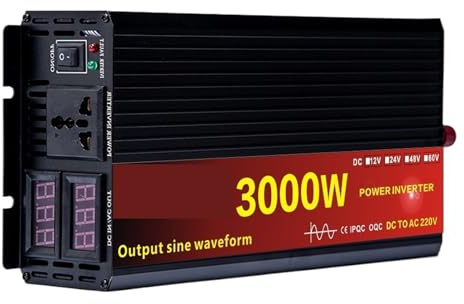 Onduleur À Onde Sinusoïdale Pure 3000W 4000W 5000W DC AC Convertisseur Puissance Micro Solaire Large Gamme D'Applications(3000W,12V)