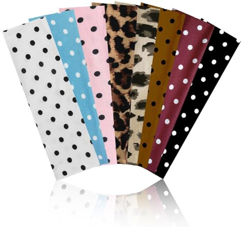 ASDIIT Streifen & Punkte Stirnbänder, Haarband Damen Polka Dot