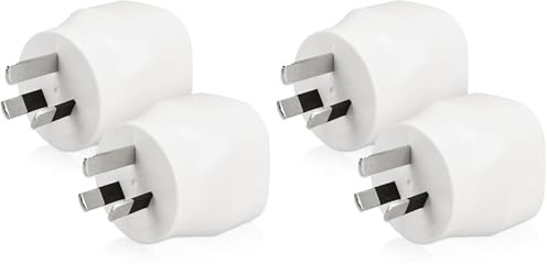 kwmobile 2X Reiseadapter Australien Typ i - Reiseadapter China - Reisestecker Typ i - Reise Adapter Neuseeland - Steckdosenadapter Stromadapter - Adapter Australien Deutschland (Packung mit 2)