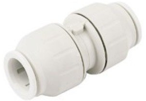 John Guest Speedfit 10mm x 1/2 Female Coupler Tap Connector PSE3210W Push fit Fittings for Plastic or Copper Pipe (Pack of 2)