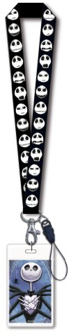 Disney Nightmare Before Christmas Jack Angry Face Schlüsselband, mehrfarbig, 2,5 cm