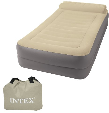 Intex 67776NP Luftbett Take Along, 230 V, phthalates frei, inklusive Handpumpe, 99 x 191 x 47 cm
