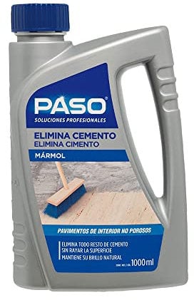 PASO - Elimina cemento del marmol - Pavimentos d einterior no porosos - 1 L