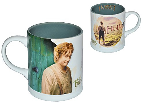alles-meine.de GmbH 3-D Relief - Henkeltasse groß - Hobbit Bilbo Bäggins - Herr der Ringe - Porzellan/Keramik - Trinktasse mit Henkel Tasse Becher Porzellantasse Tassen für Kin..