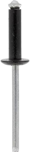 Restagraf - Rivets Épanouis Noirs pour Plaques d'Immatriculation - Diamètre 4,8 mm - Longueur 18 mm - Réf. 4921 - Boîte de 250