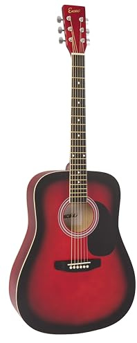 Encore EWP-100BK Akustik Gitarre sunburst rot