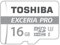 Toshiba THN-M401S0160E2 16 Go EXCERIA PRO M401 Carte MicroSD