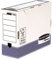 Bankers Box Archivschachtel A4+ Format, 100 mm Rückenbreite, System Serie, mit schnellem FastFold Aufbau, aus 100% recyceltem Karton, Pack mit 10 Stück
