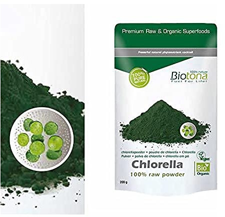 Biotona Chlorella Raw 200Gr. Bio 1 Unidad 300 g
