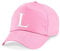 4sold Unisex Bindemütze Babymütze Jungen Mädchen Mütze Baseball Cap Rosa Hut Kinder Kappe Alphabet A-Z (L)