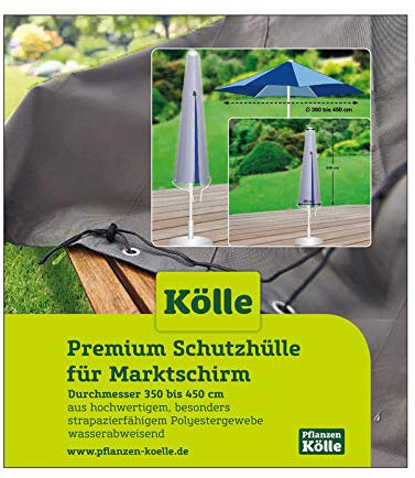 Kölle Premium Schutzhülle für Marktschirm Ø 350 bis 450 cm