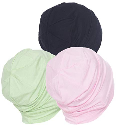 Deresina Chemo Beanie - Schlafmütze (Khaki-Burgundy-Royal)