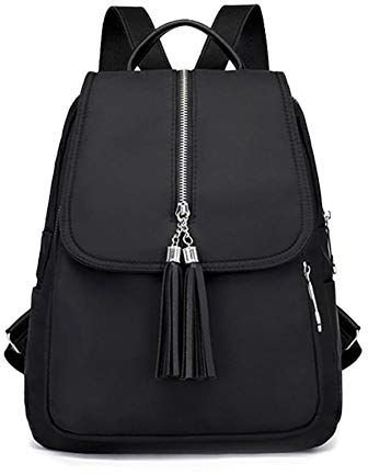 Mignon84Cook Damen-Rucksack, klein, Nylon, Schwarz