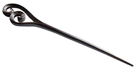 Lurrose 1pc Natural Ebony Hair Chopsticks Vintage Hairpin Wooden Hair Stick for Women Lady