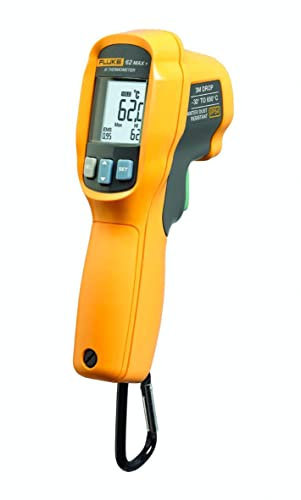 Thermomètre infrarouge Fluke® 64Max (plage: -30 ° C à 600 ° C) avec certificat d'étalonnage par INSTRUKART