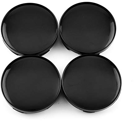 RhinoTuning 4 Stück Radnabenkappen für Nabendeckel OD 58,5 mm ID 53,8 mm, Schwarz Radnabenabdeckung Geeignet für CR-V Forester Impreza Legacy Outback Tribeca Rad, 44732-SAA-000 C5060K58 Felgendeckel