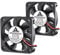 GDSTIME 2 Stück Lüfter 50mm 12V 50x50x10 Lüfter 2Pin Gehäuselüfter 50mm 5010 Fan DC Bürstenlos Kühlung 4500 U/min
