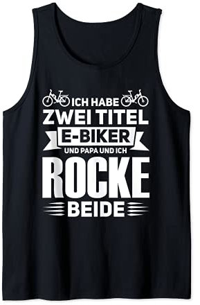 Herren Elektrofahrrad Vater E-Bike Tank Top