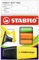 STABILO - Textmarker - BOSS MINI - 3er Pack - gelb, orange, grün