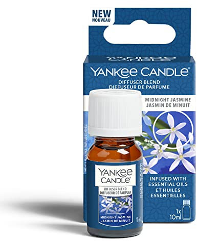 Yankee Candle Ultrasonic Aroma Diffuser Oil | Midnight Jasmine Diffuser Refill | 10ml