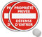 Panneau Propriété Privée Défense D'Entrer,Interdire une entrée dans une propriété privée Panneau de sécurité Diamètre 167 mm -Aluminium de 1 mm(2)
