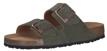 Tamaris Damen Footbed Styles Leder; OLIVE/grün; 41 EU