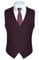HISDERN Gilet da uomo viola scuro Gilet da matrimonio formale Gilet classico da festa Tuxedo con tasche alla moda Regular Fit XL