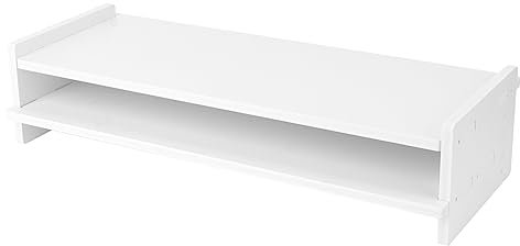 BESTonZON 1stück Doppelter Monitorständer Für Computer Ergonomischer Bildschirm- Mit Höhenverstellbar Und Multifunktional Für Schreibtische Und Tv