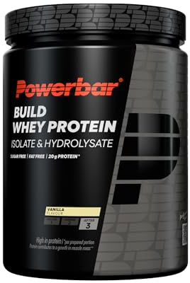 Powerbar - Black Line - Build Whey Protein - Vanilla - 550g - vegetarisches Proteinpulver