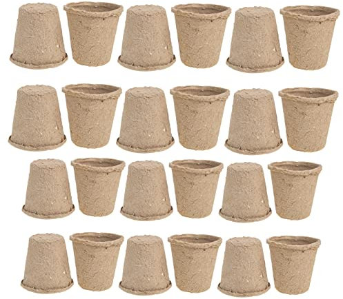 KITANDOVE 40pièces Godets De Rempotage Papier Pulp Pots De Culture Biodégradables pour De Plantes pour Transplantation Et Boutures