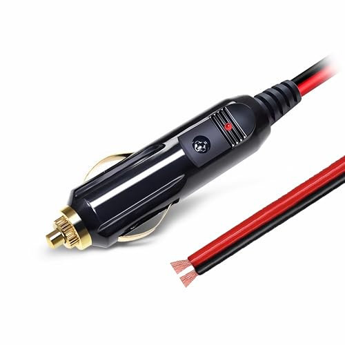 L32 KFZ Auto Zigarettenanzünder Stecker 12V/24V mit 20A Sicherung – Universal Adapter für PKW, LKW, Boot, Wohnmobil, Caravan – Hochwertiger Zigarettenanzünder Anschluss für Auto Zubehör