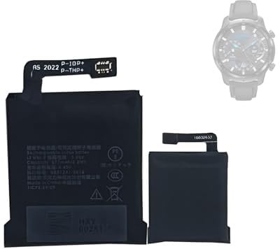 HIGHAKKU Replacement Battery LS WBL-R Compatible with TicWatch Pro 3 SP492929SI WH11013 Smartwatch