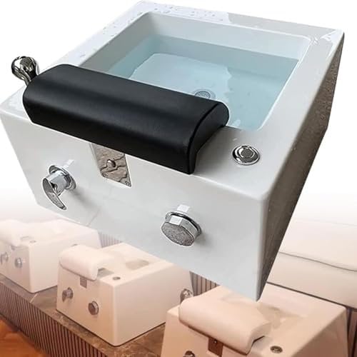 LQQYJSM Massage Footbath Foot Bath Tub With Heat And Massage,Floor Type Foot Massage Basin Use, Pedicure Chair Bowl With Pedicure Foot Rest Massage Foot Beauty Salons And Nail Salons Round Footbath