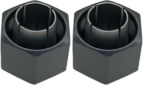 1,27 cm Oberfräsen-Spannzange, 12,7 mm, Ersatz für Dewalt 326286-04 DW6212 DW616 DW618, Craftsman Router Hitachi 323-293, Bosch 2610906283 (2 Stück)