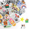 100 Stück Lustige Sticker,Wasserfeste Vinyl Decals,Graffiti-Aufkleber,Graffiti Anime Aufkleber Set,Für Skateboard,Snowboard,Gepäck Ideal,Laptop