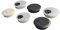 HUIJIQX Lot de 1/2/5/10 pièces de 35/50/53/60/80 mm pour ordinateur de bureau, douille en plastique, câble de table, cache-trou métallique, connecteurs (gris, 50 mm, 10 pièces)